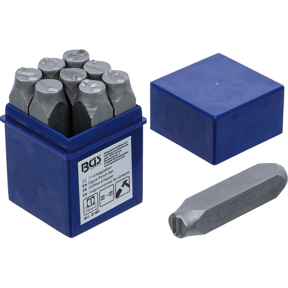 BGS Schlagziffern-Satz Standard 12 mm