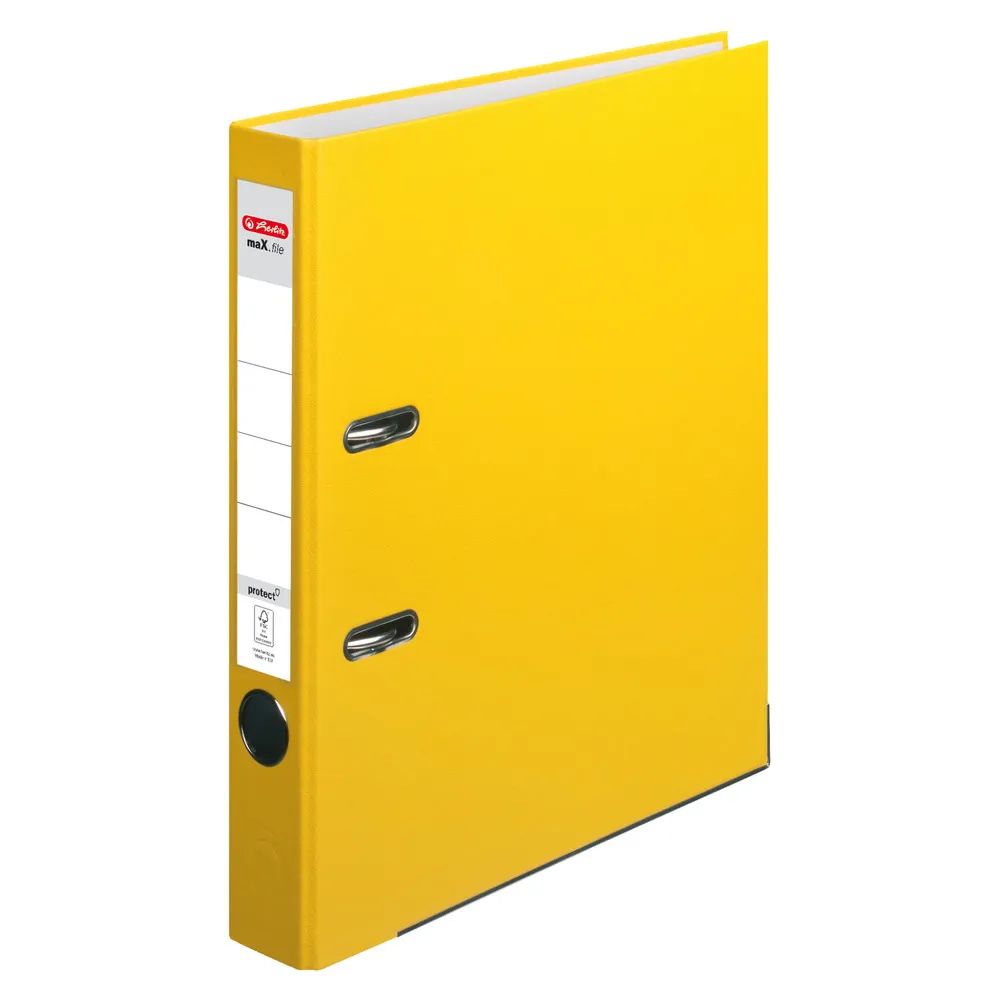 herlitz Ordner maX.file protect A4 5cm gelb