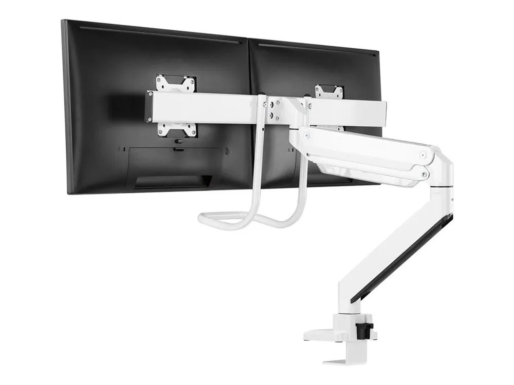 Neomounts NM-D775DX - Befestigungskit - Voll beweglich - für 2 LCD-Displays - Aluminium - weiß - Bildschirmgröße: 25.4-81.3 cm (10"-32")