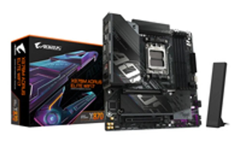 Gigabyte X870M A ELITE WF7 AM5 4xDDR5 2xSATA 2xM.2 1xHDMI - AMD Sockel AM5 (Ryzen Zen4) - ATX