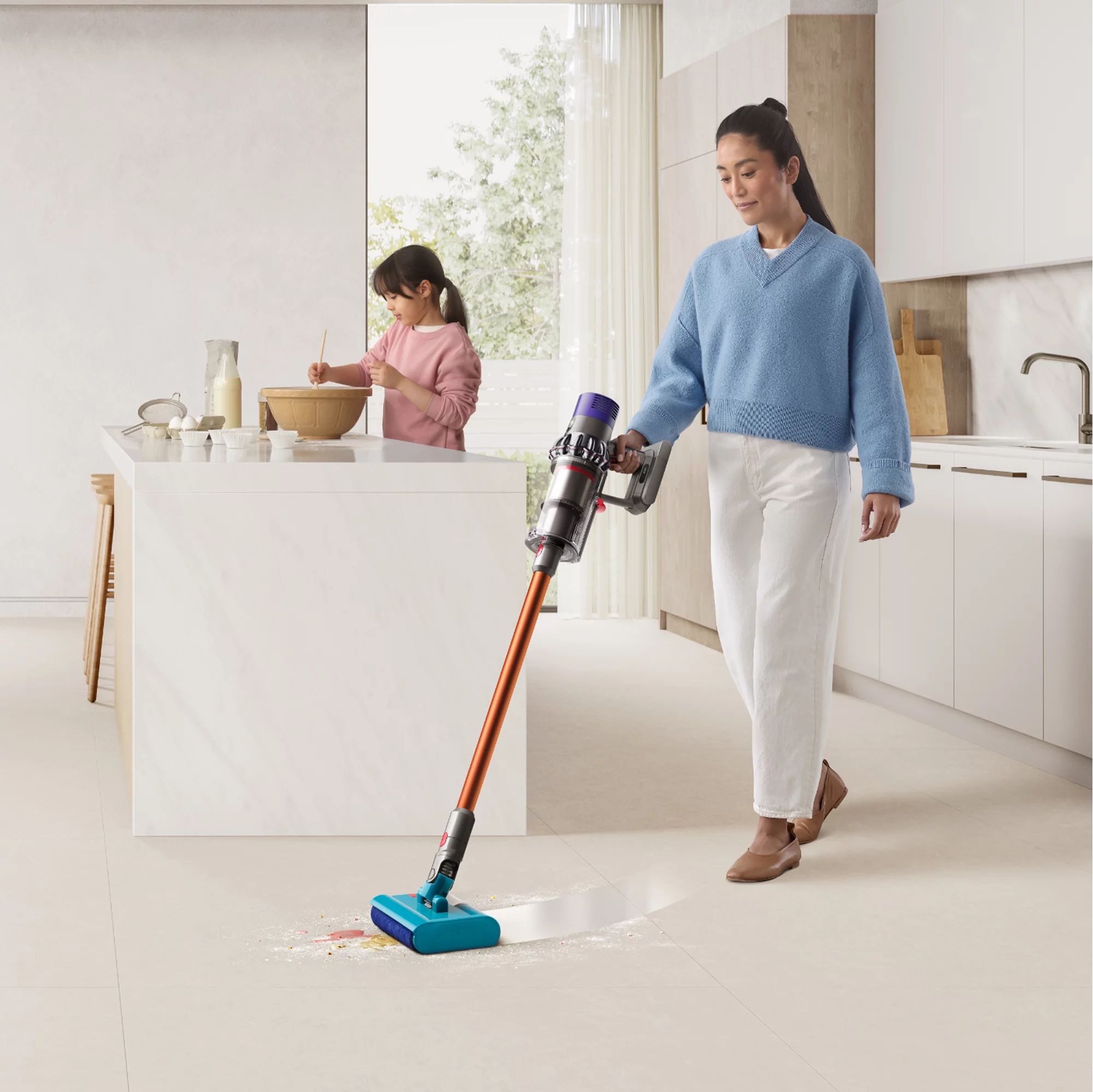 Dyson Cyclone V10 Submarine, Nickel / Kupfer