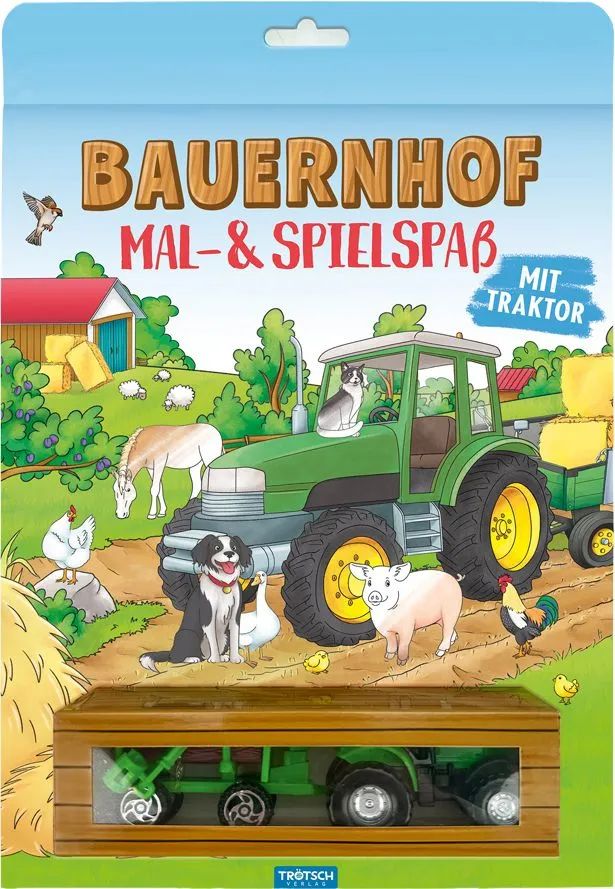 Trötsch Verlag GmbH & Co. KG Malbuch Bauernhof mit Traktor