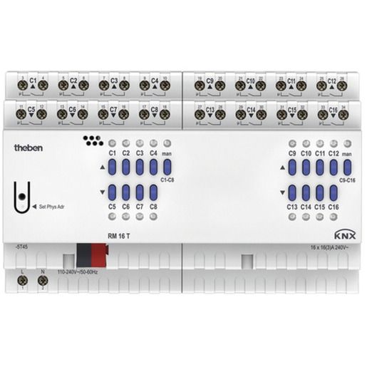 Theben KNX SCHALT-/JALOUSIEAKTOR 16/8 / THEBEN T4940205