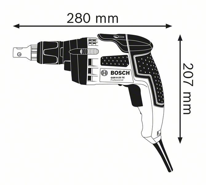 Bosch Professional GSR 6-25 TE Koffer
