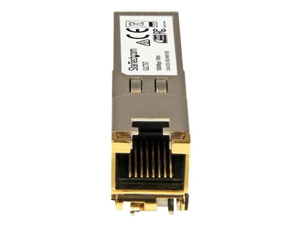 StarTech.com Gigabit RJ45 Kupfer SFP Transceiver Modul - Cisco GLC-T kompatibel - 1000Base-T - Mini-GBIC - 10er Pack - SFP (Mini-GBIC)-