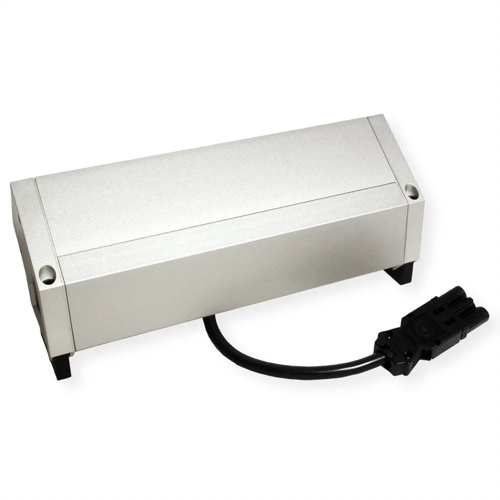 BACHMANN DESK2 2x Schutzkontakt 1x USB-Charger 1x ABD, GST18 Inox