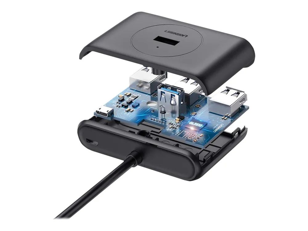 Ugreen CR113 - Hub - 4 x SuperSpeed USB 3.0
