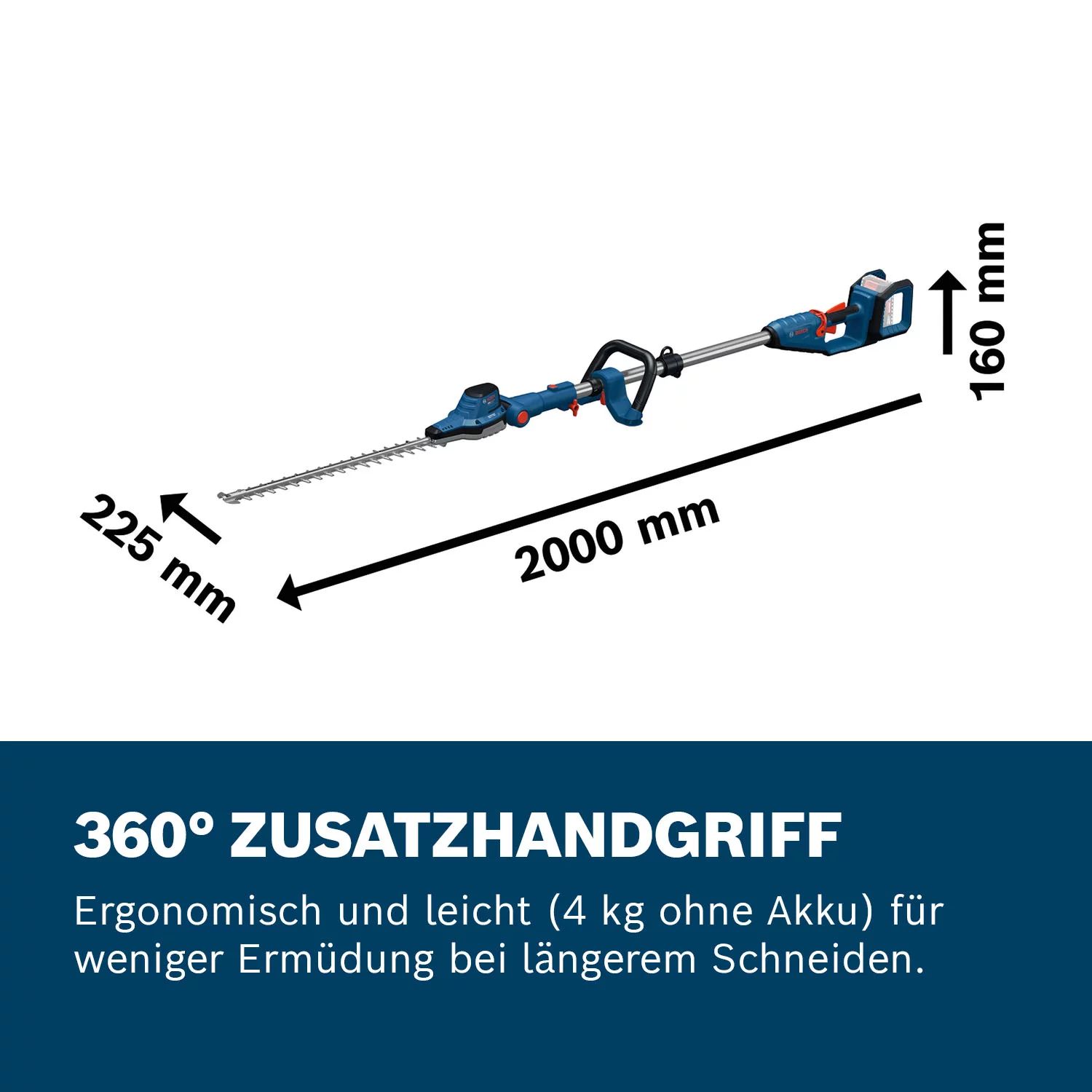 Bosch GHE18V-50 FP  Akku-Heckenschere solo
