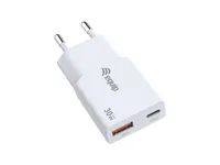 Equip Ladegerät 2Port USB-C PD3.0/USB-A GaN Slim 30W weiß