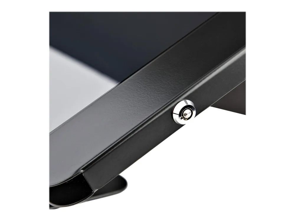 StarTech.com Anti diebstahl Tablet Schutzhülle - für Tablets bis 10,5" - Aufstellung - für Tablett - verriegelbar - Stahl - Schwarz - Bildschirmgröße: 26.7 cm (10.5")