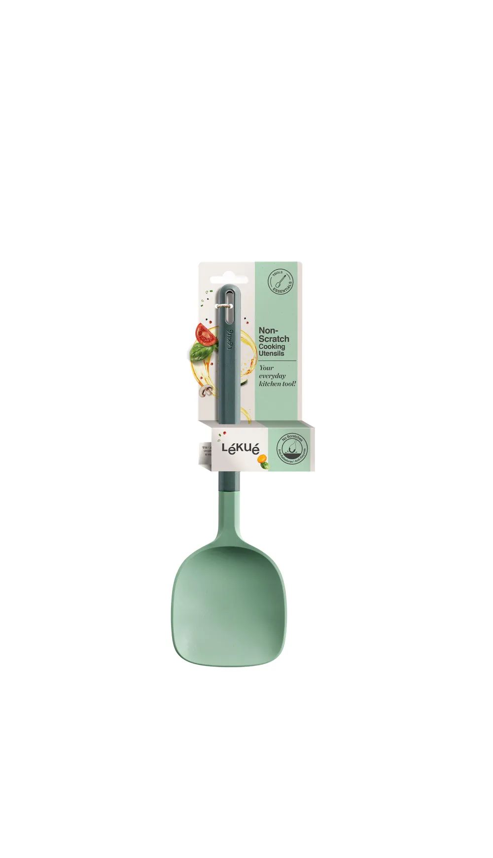 Lékué Kratzfester Silikon-Wokwender - Green