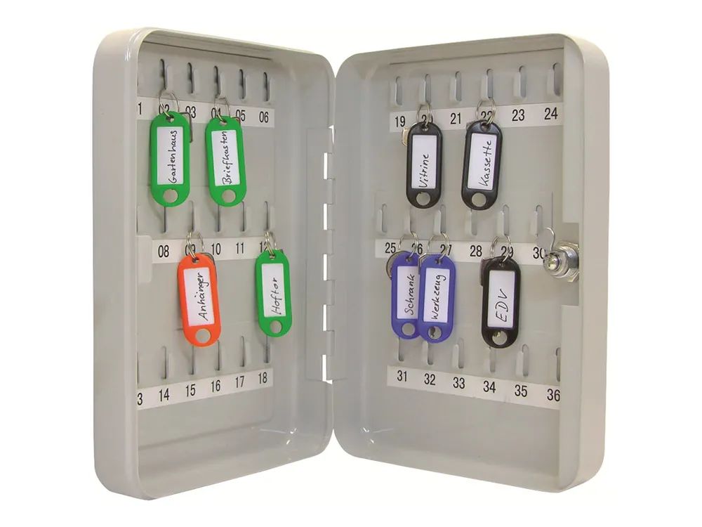 WEDO Schlüsselschrank - 36 Haken - Stahl