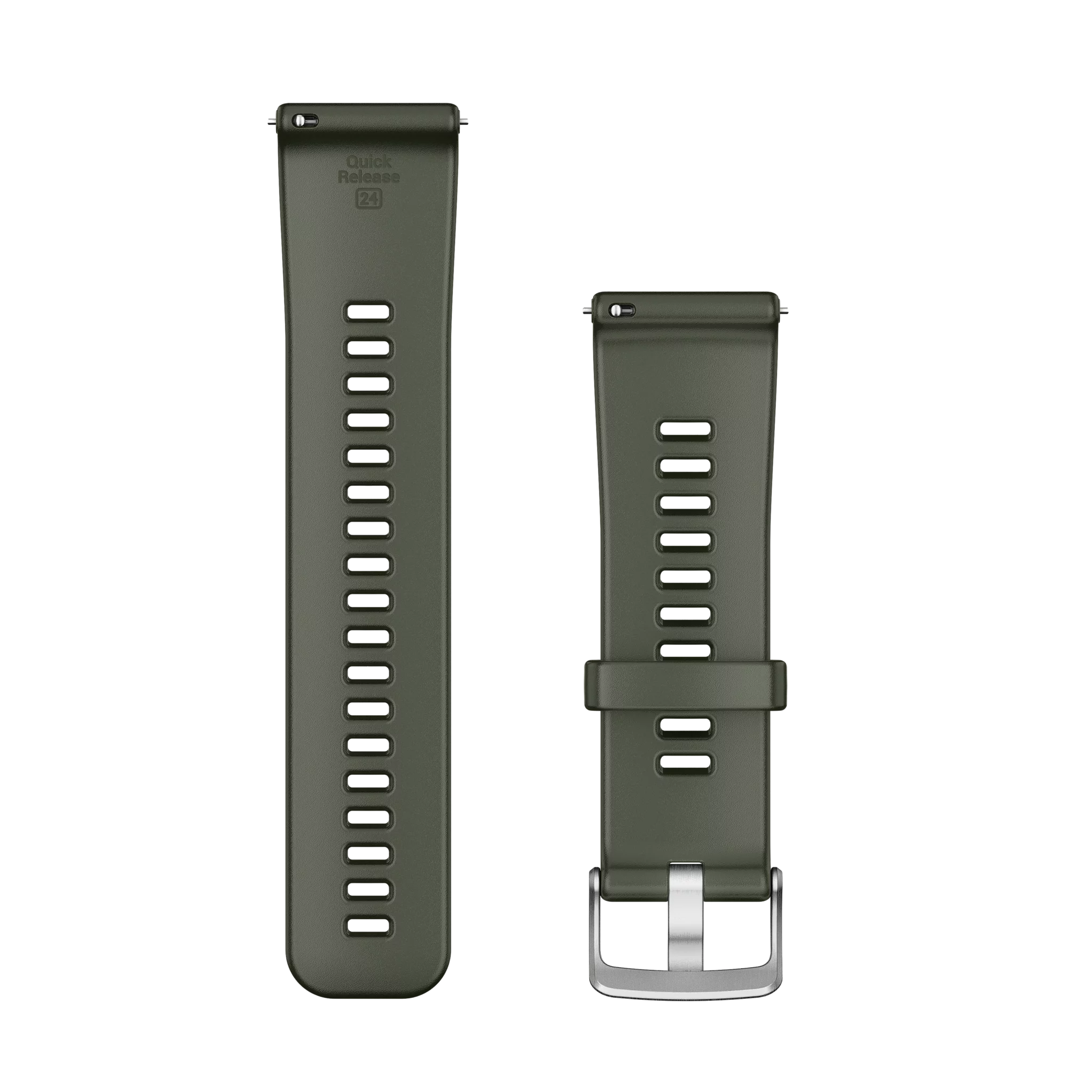 Garmin Schnellwechsel-Armband 24mm, Silikon Moosgrün 