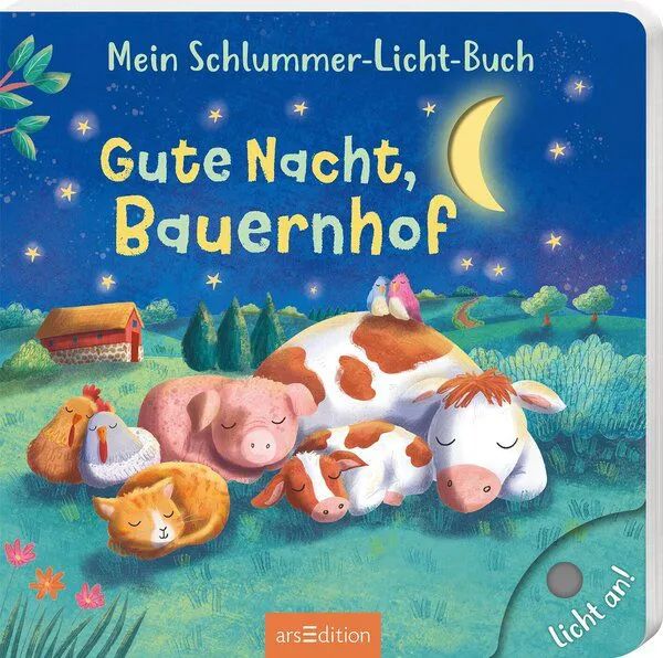 Ars Edition GmbH Schlummer-Licht-Buch Gute Nacht Bauernho