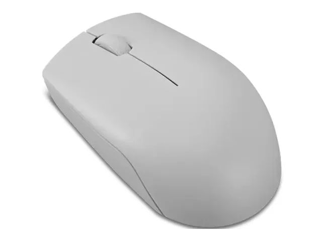 Lenovo 300 Wireless Compact - Maus - mit Batterie - optisch - 3 Tasten - kabellos - 2.4 GHz - kabelloser Empfänger (USB)