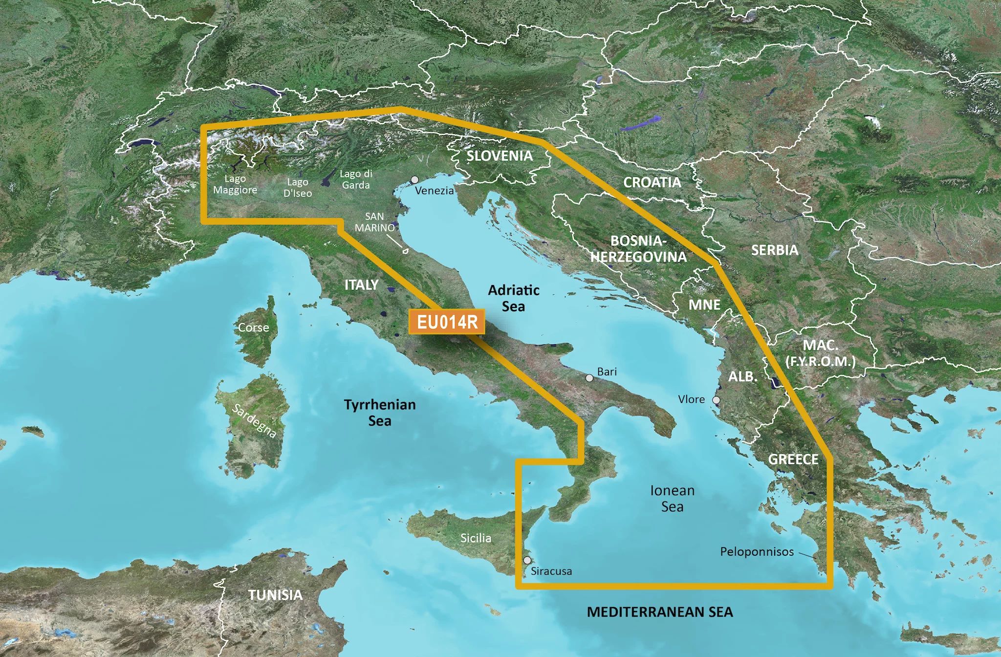 Garmin BlueChart g3 HXEU014R, Italy, Adriatic Sea