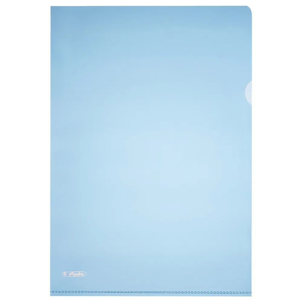 herlitz Aktenhülle, A4, Pyramide blau, 10er Packung