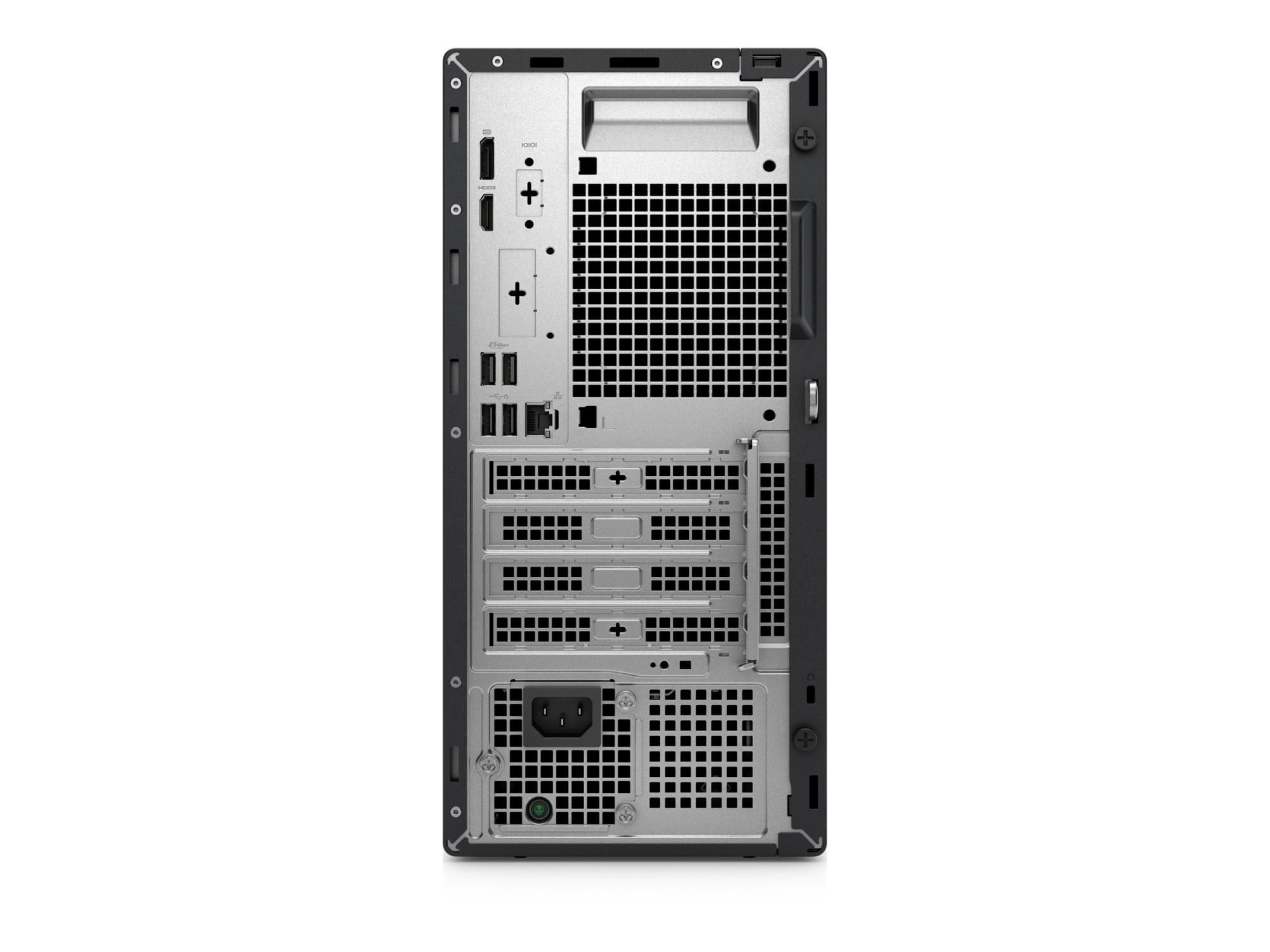 Dell Pro Tower QCT1250 - Tower - Core Ultra 7 265 / 2.4 GHz - RAM 16 GB - SSD 512 GB - NVMe, TLC - DVD SuperMulti - Intel Graphics - 1GbE - Win 11 Pro - Monitor: keiner - Schwarz - BTS - mit 1 Jahr Vor-Ort-Basisgarantie (AT, DE - 2 Jahre)