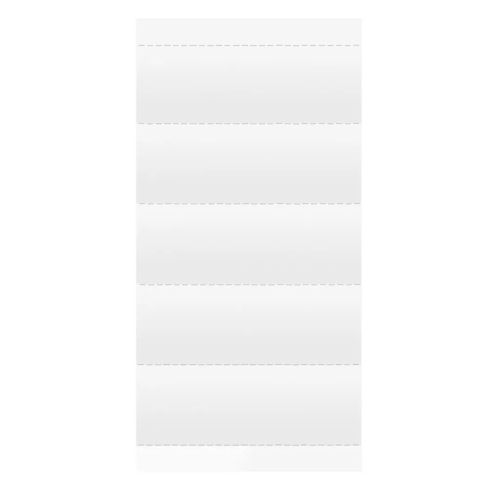herlitz Beschriftungsschild, weiß, 100er