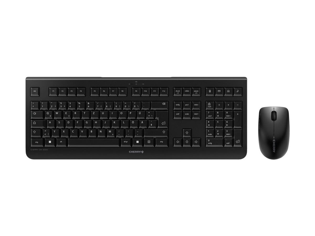 Cherry DW 3000 - Tastatur-und-Maus-Set - kabellos