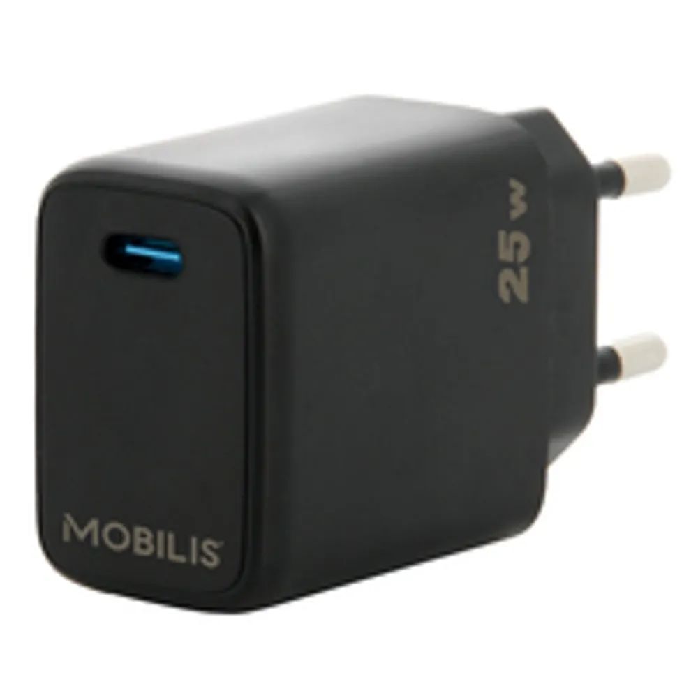 Mobilis Netzteil - schnell - 25 Watt - PD (24 pin USB-C)