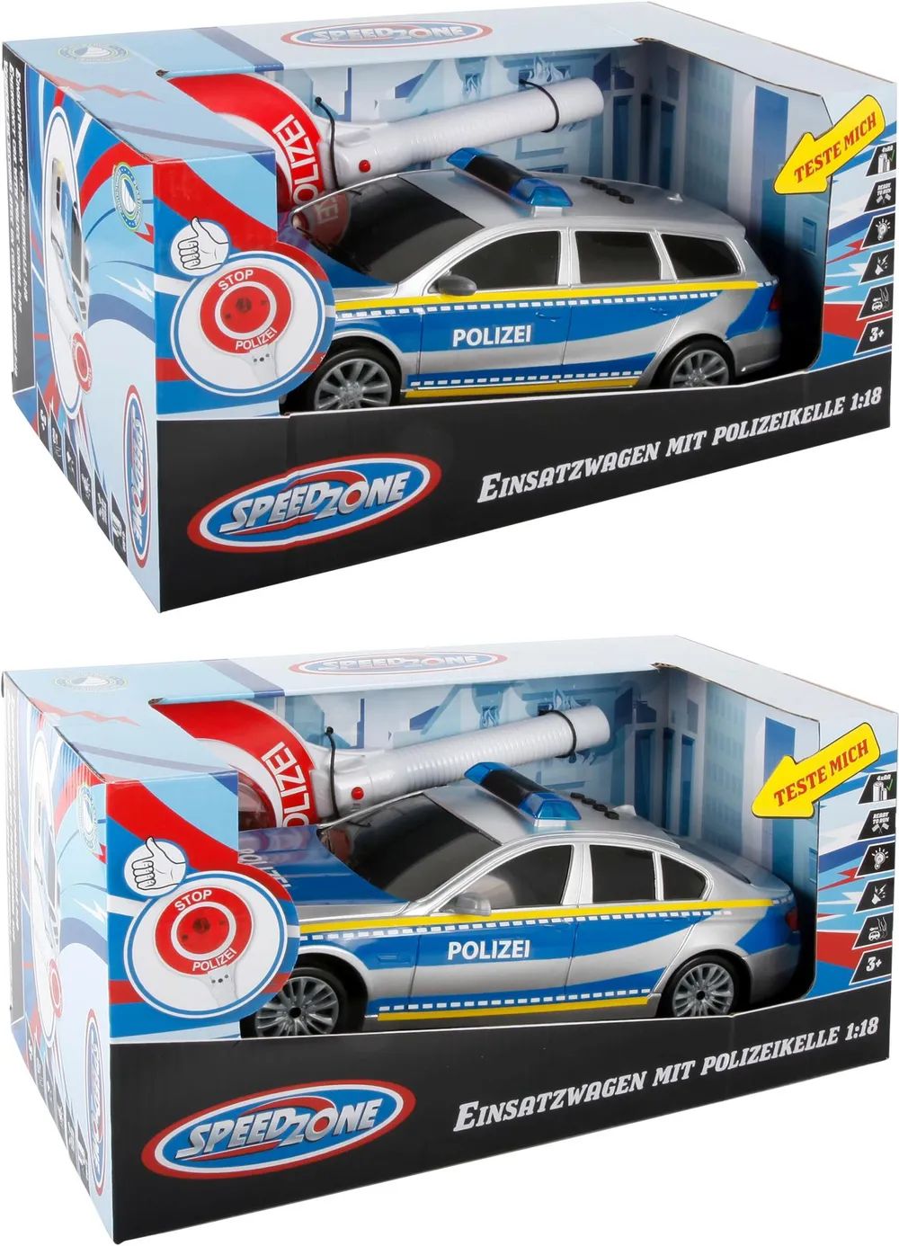 VEDES Großhandel GmbH - Ware SZ Polizeiauto mit Polizeikelle