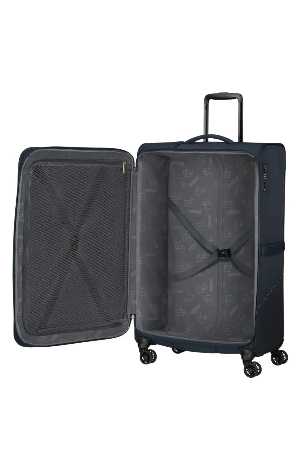 AMERICAN TOURISTER SUMMERRIDE SPINNER L EXP TSA, NAVY