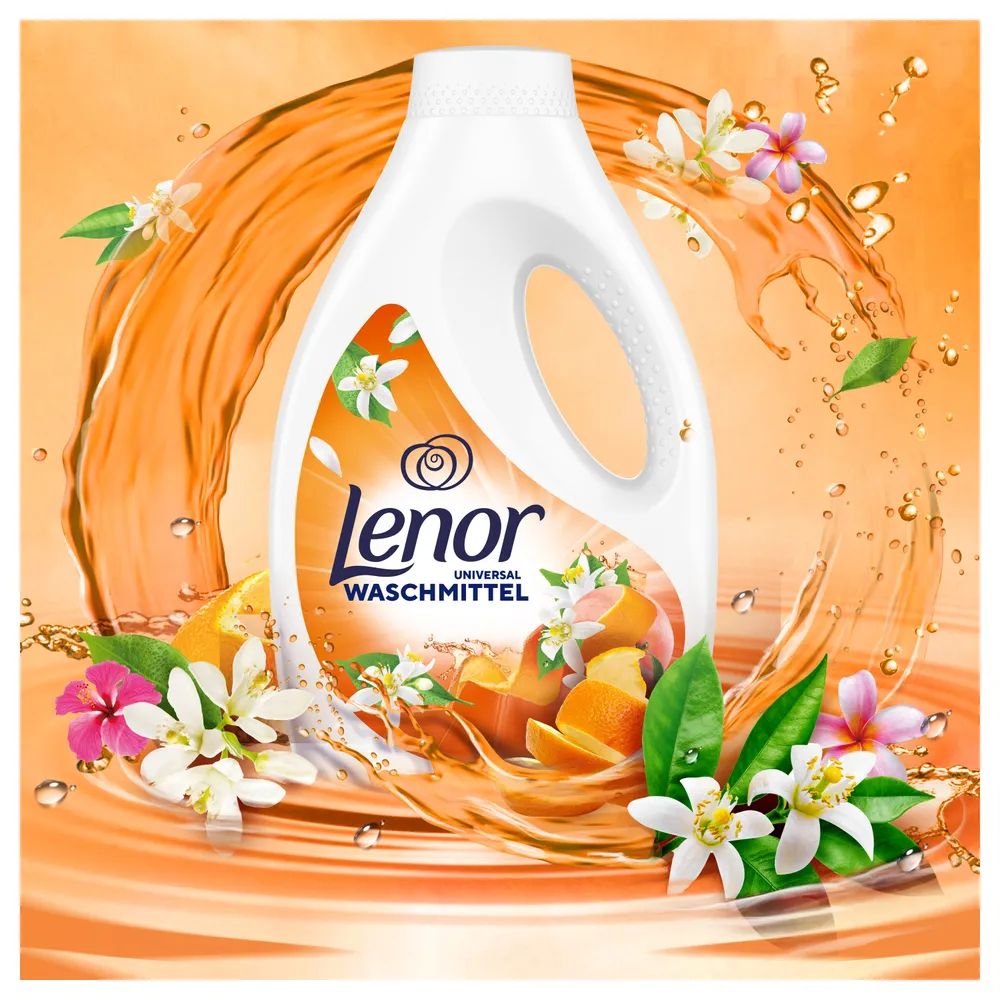 Lenor WM Flüssig Orangenblüte & Pfirsich 0.90L