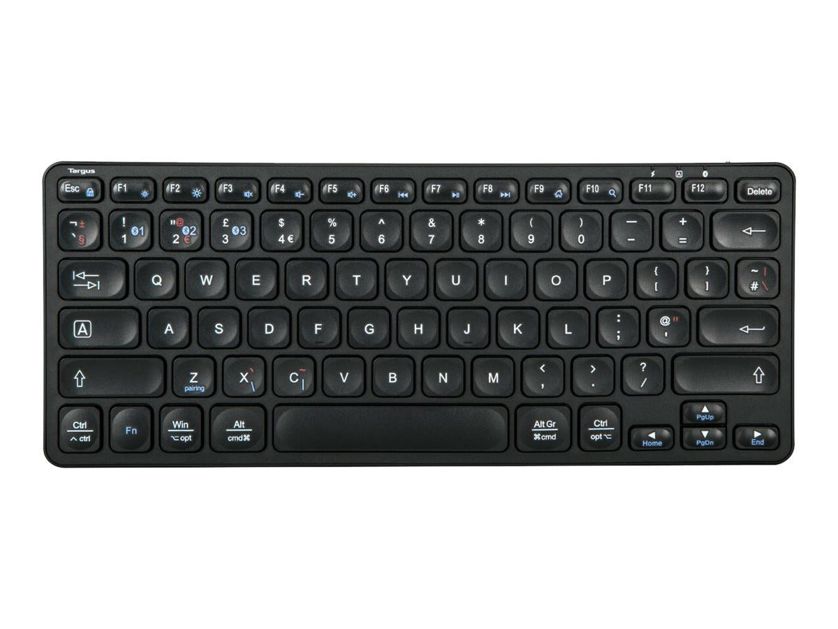 Targus Tastatur - kompakt, mehrgerätefähig, antimikrobiell