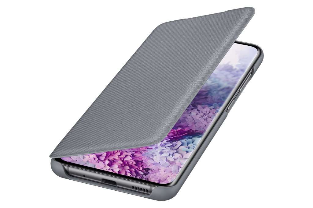 Samsung LED-View-Cover "EF-NG980" für Galaxy S20, Grau