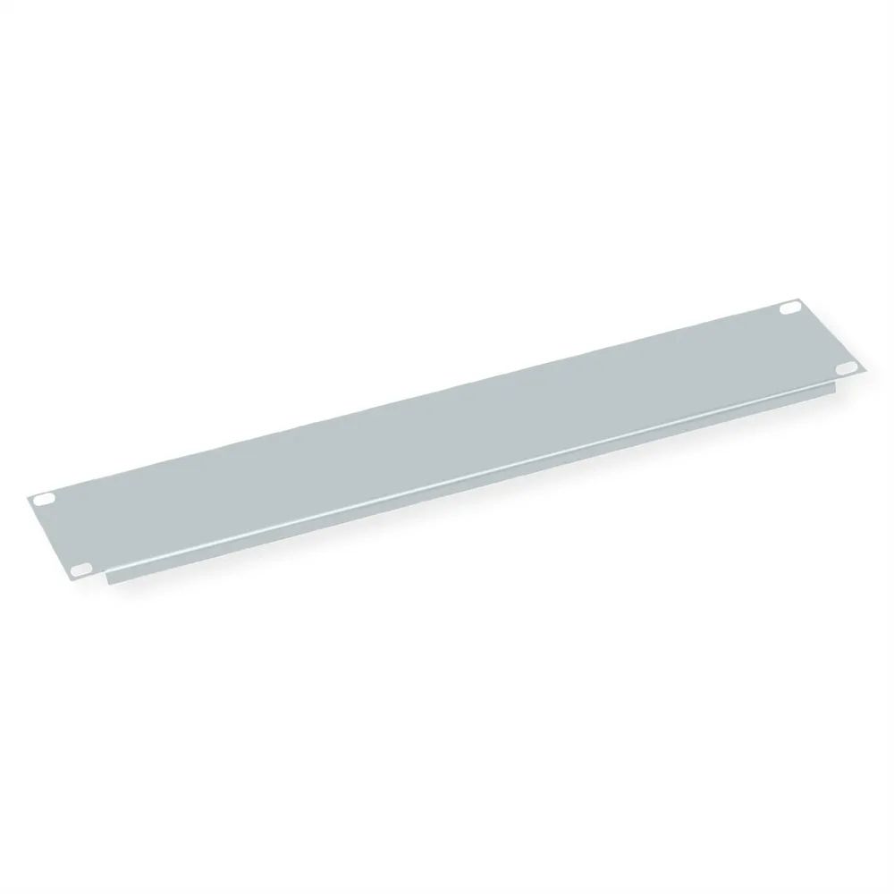 VALUE 19-Zoll-Blindplatte 2 HE, grau