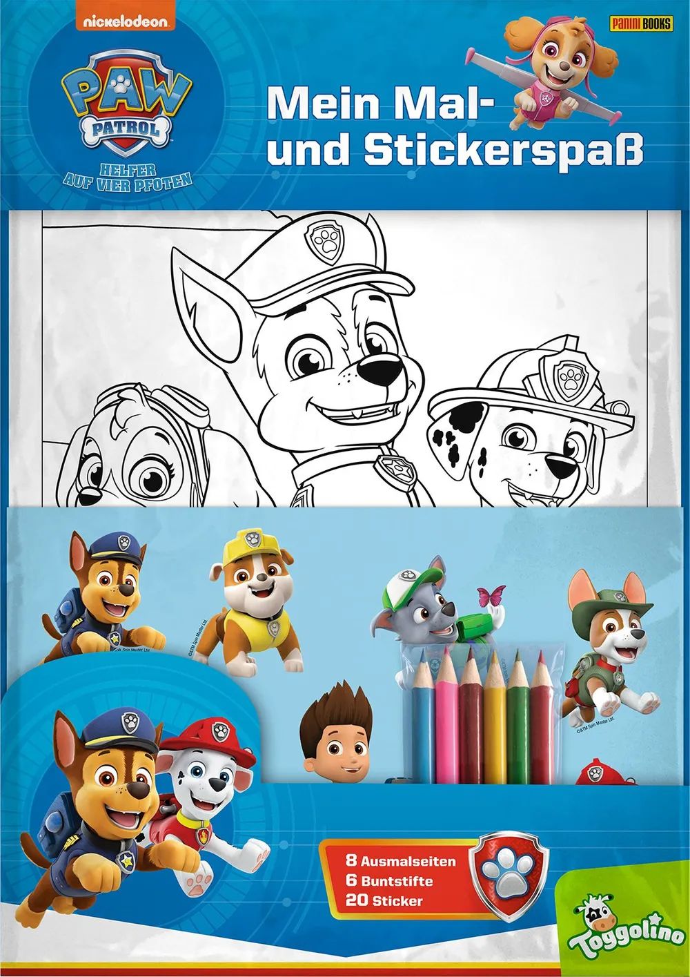 Panini Verlags GmbH PAW Patrol - Mein Mal- und Stickerspaß