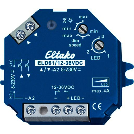 Eltako LED DIMMSCHALTER / ELTAKO ELD61/12-36V DC 61100865