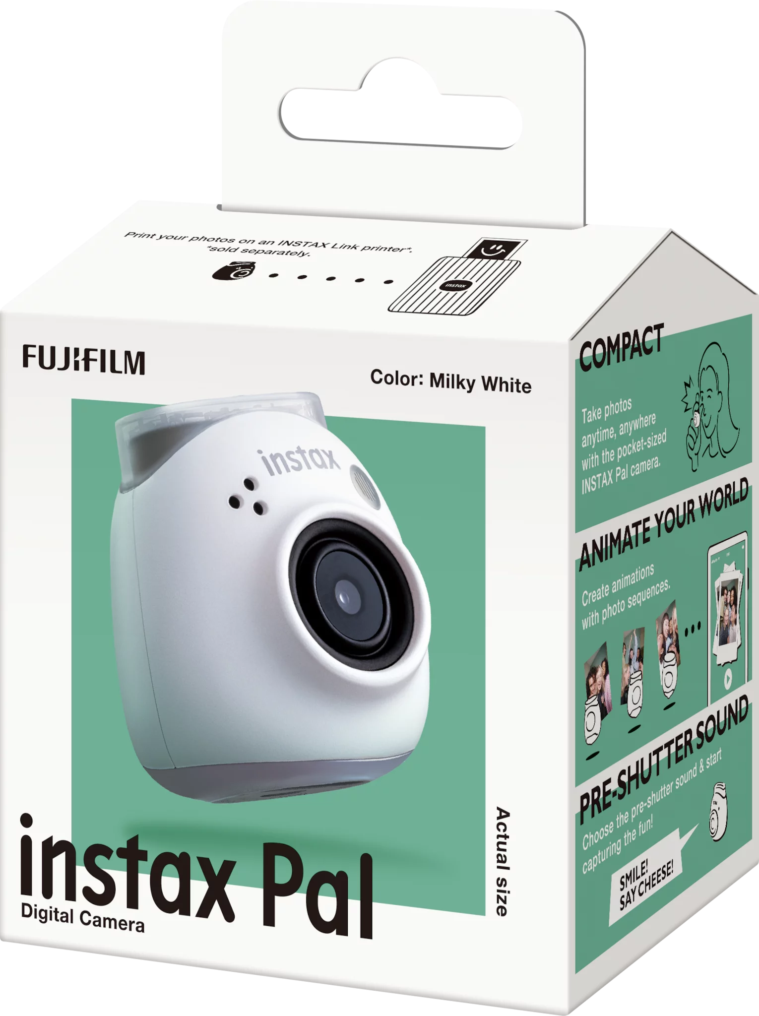 Fujifilm Instax Mini Pal, Milky White