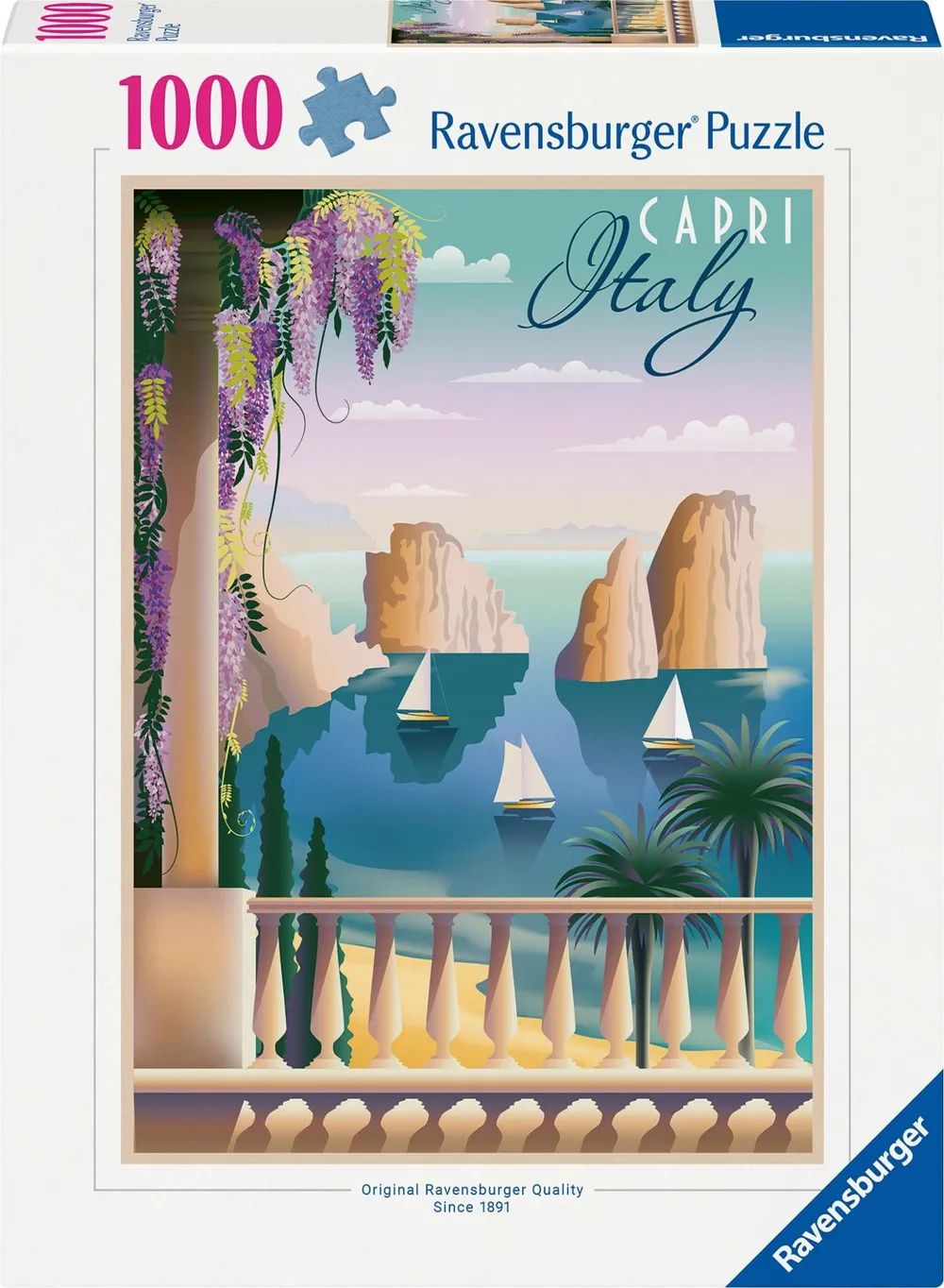 Ravensburger Verlag GmbH Pz. Postkarte aus Capri 1000 T.