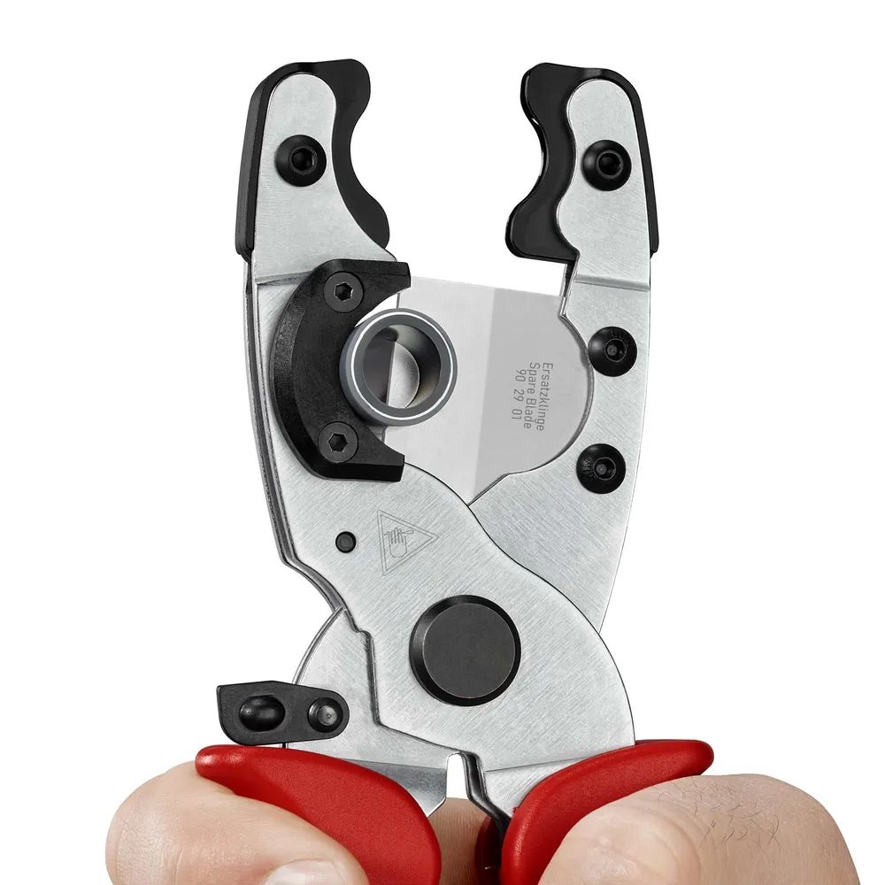 KNIPEX Rohrschneider für Verbund- und Schutzrohre mit Mehrkomponenten-Hüllen verchromt 210 mm