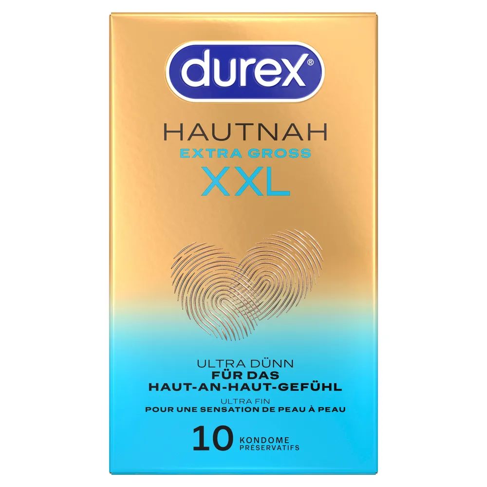 Durex Hautnah Latexfrei Extra Groß XXL 10er