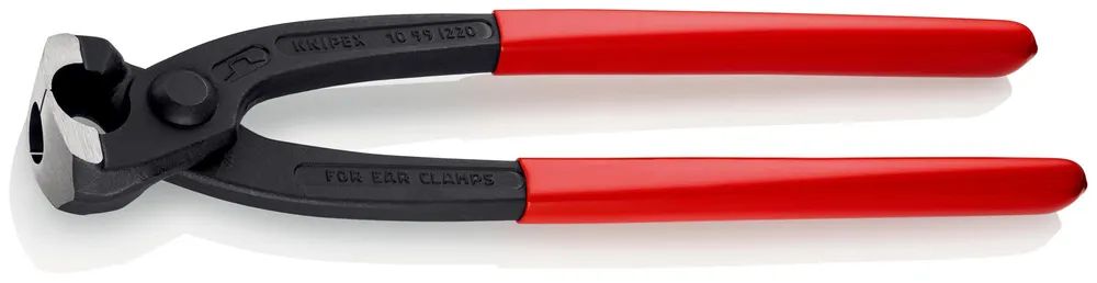 KNIPEX Ohrklemmenzange mit Kunststoff überzogen schwarz atramentiert 220 mm