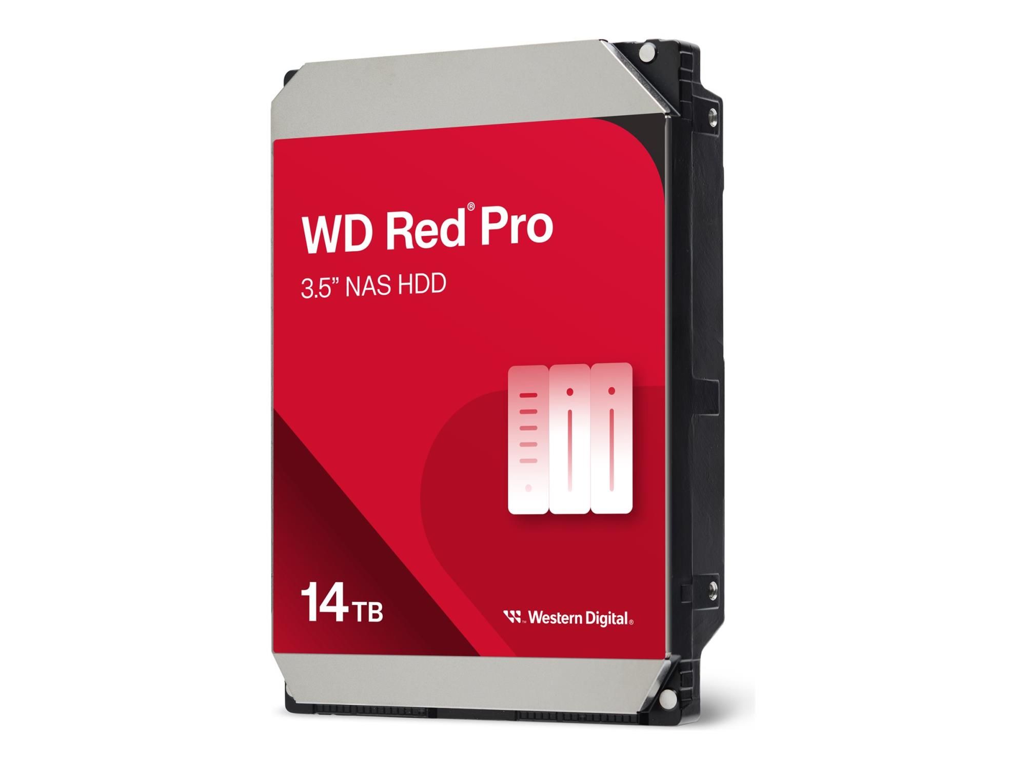 WD Red Pro WD142KFGX - Festplatte - 14 TB - intern - 3.5" (8.9 cm)