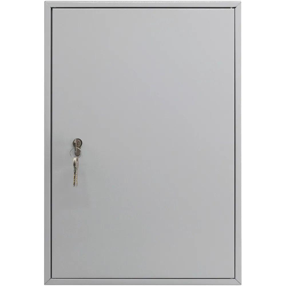 BURG-WÄCHTER Schlüsselschrank PZ 6850, mit 200 Haken, Stahl lichtgrau