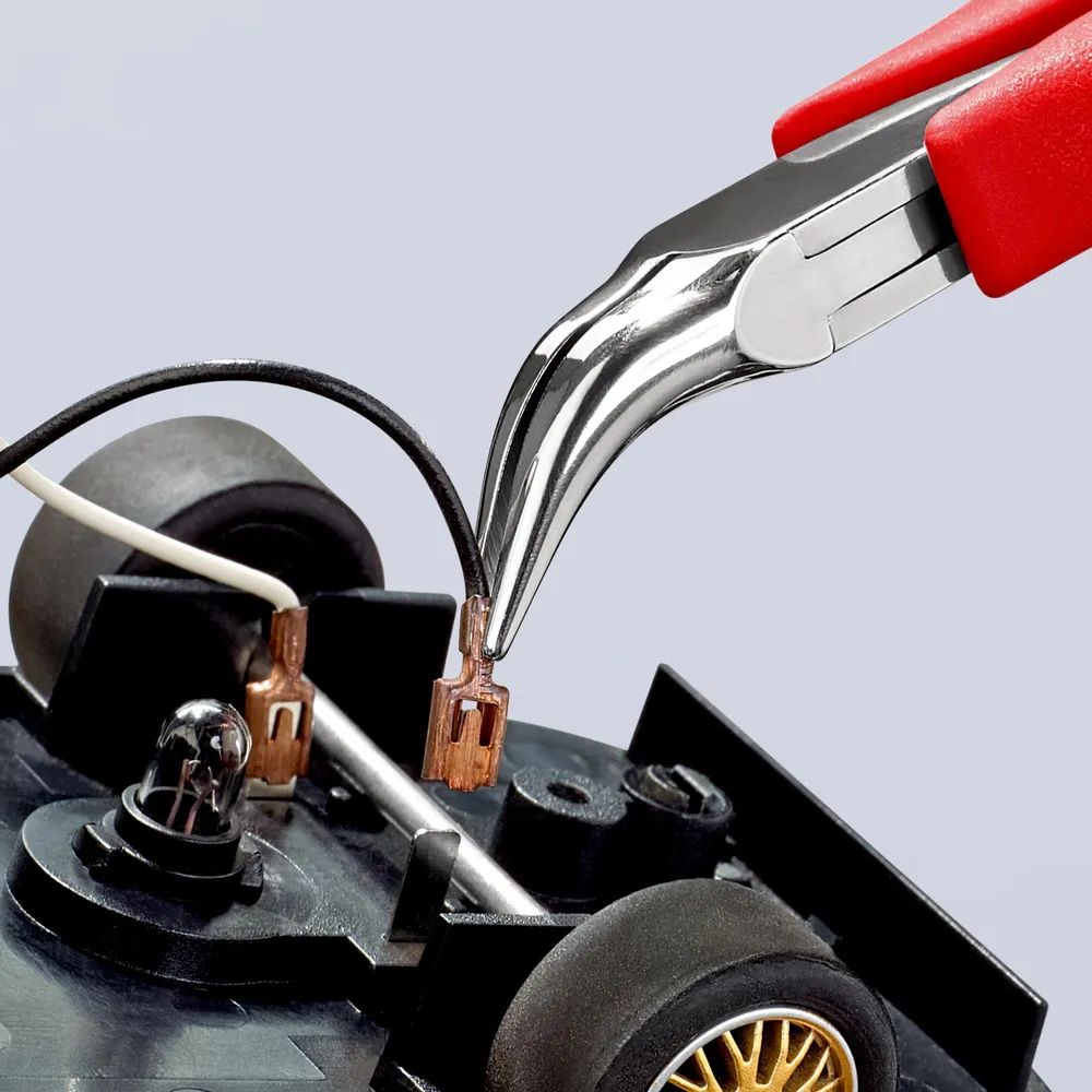 KNIPEX Elektronik-Greifzange mit durchgestecktem Gelenk tauchisoliert 115 mm