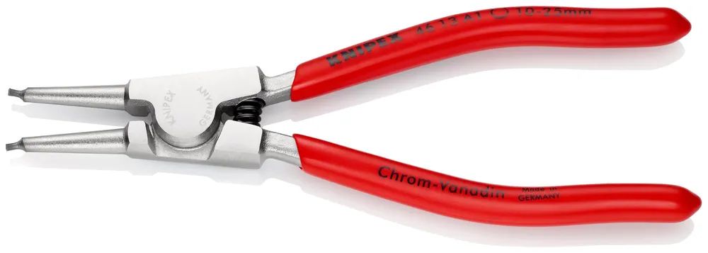 KNIPEX Sicherungsringzange für Außenringe auf Wellen mit Kunststoff überzogen verchromt 140 mm