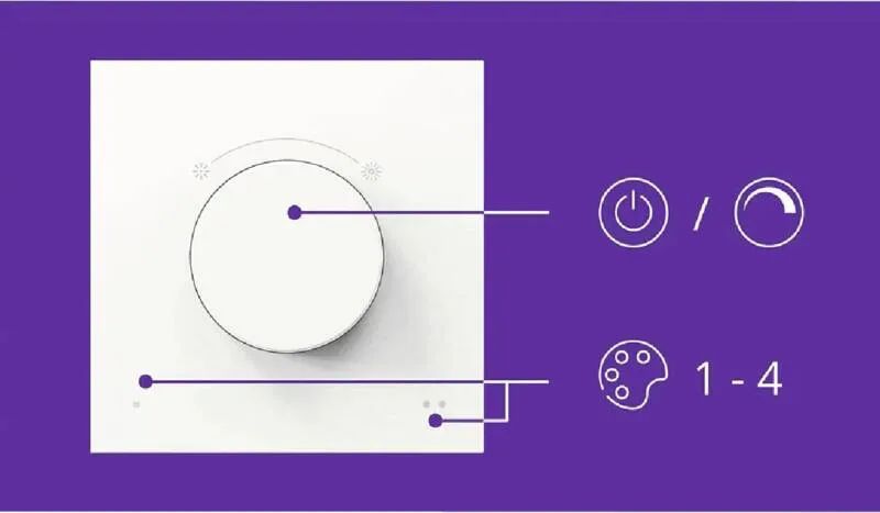 WiZ Dial Switch, USB-Schalter, weiß