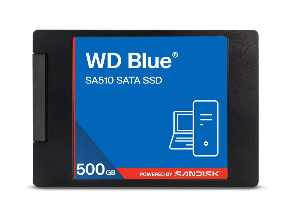 SanDisk WD Blue SA510 - SSD - 500 GB - intern - 2.5" (6.4 cm)