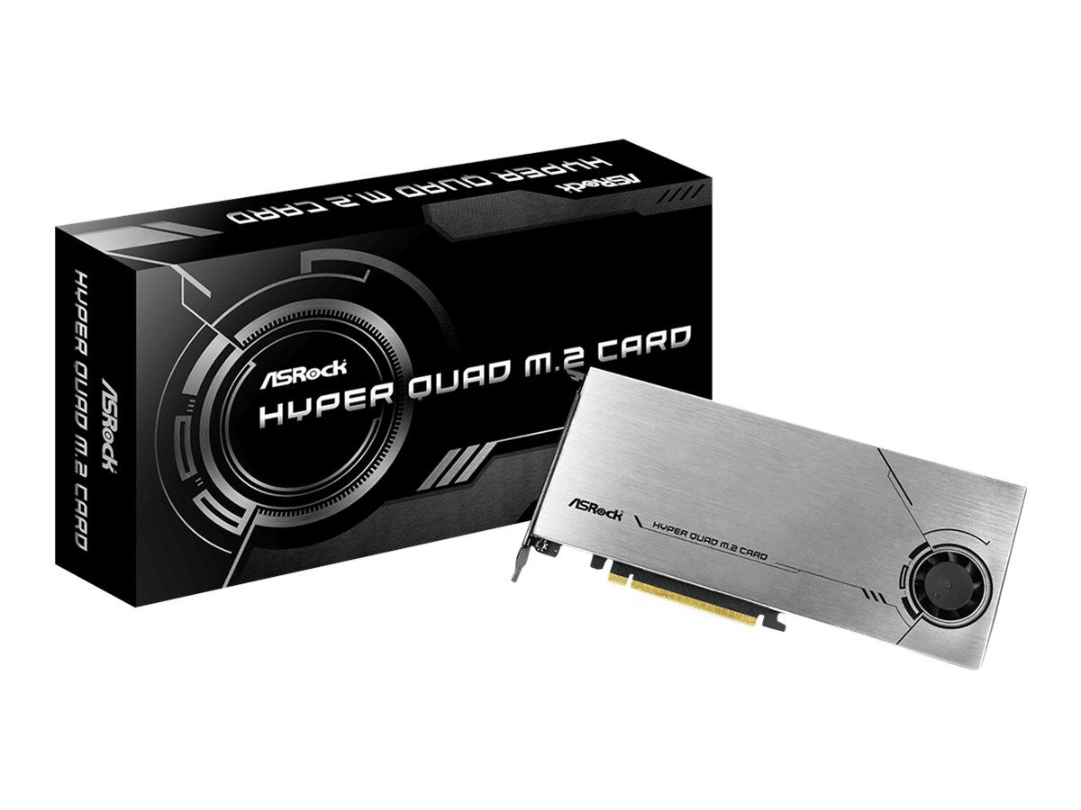 ASRock HYPER QUAD M.2 CARD - Schnittstellenadapter