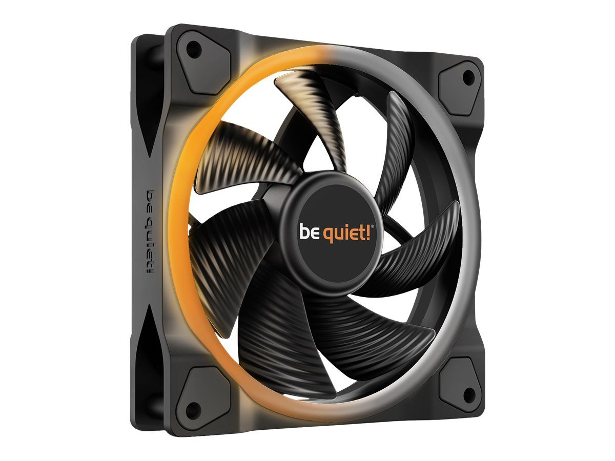 Be Quiet! Light Wings - Gehäuselüfter - PWM - 120 mm - Schwarz (Packung mit 3)