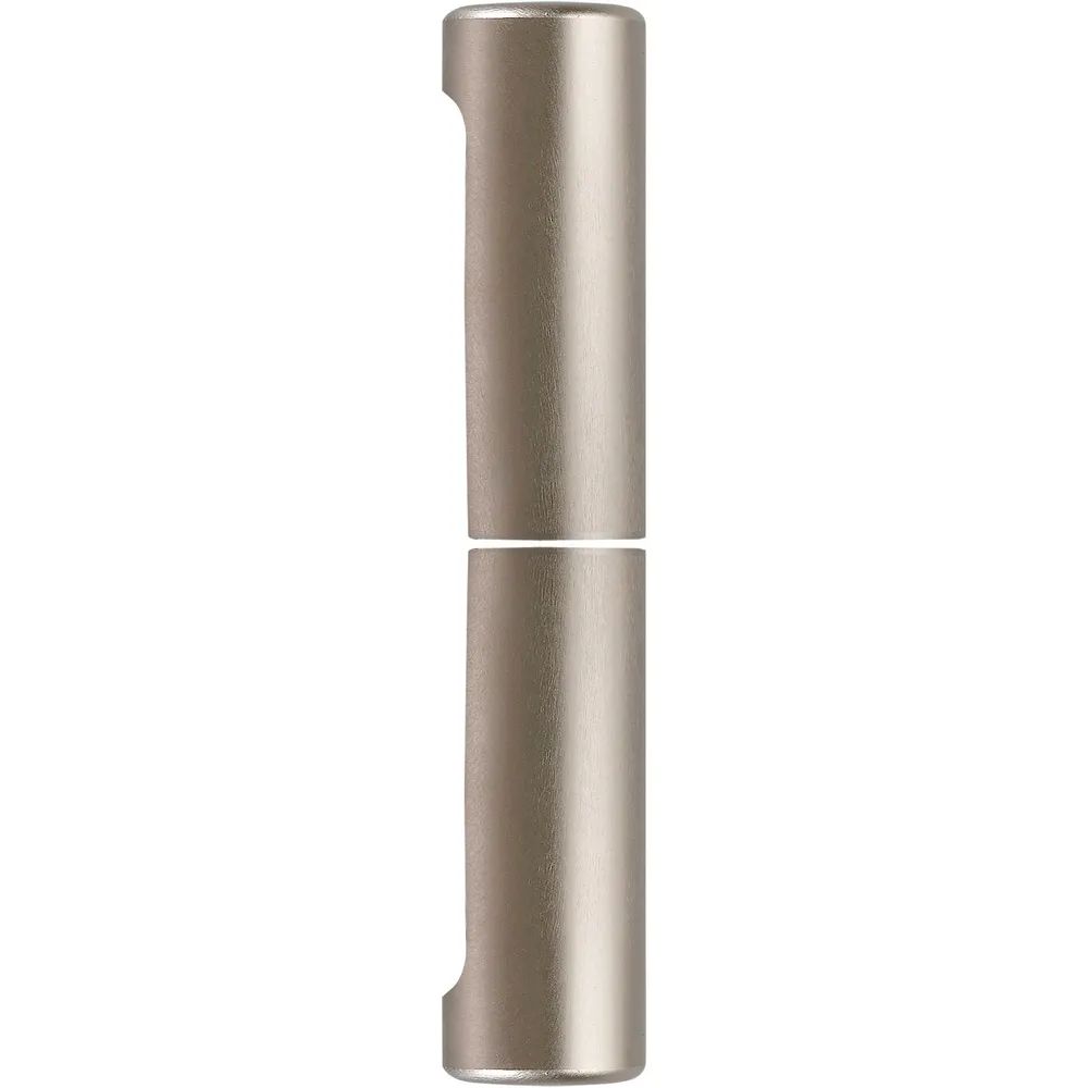 OTLAV Aufsteckhülsen, flachrund, Band ø 14 mm, Aluminium vernickelt matt