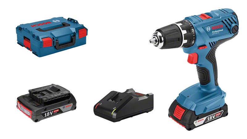 Bosch Professional GSR 18V-21 L-Boxx + Akkus
