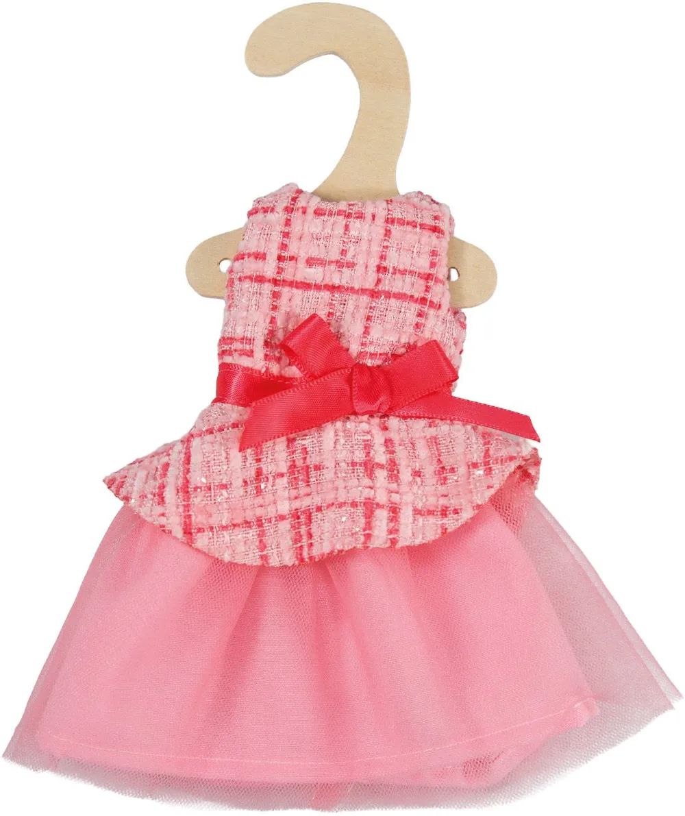 Heless GmbH Bouclé Kleid Gala, pink, Gr 29 cm