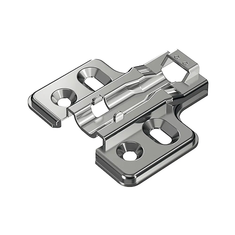 HETTICH Veosys Kreuzmontageplatte, Distanz 2mm, Edelstahl